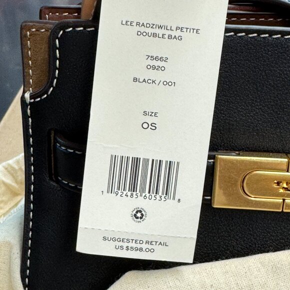 Tory Burch Petite Lee Radziwill Double Crossbody Bag – Black - Picture 13 of 13